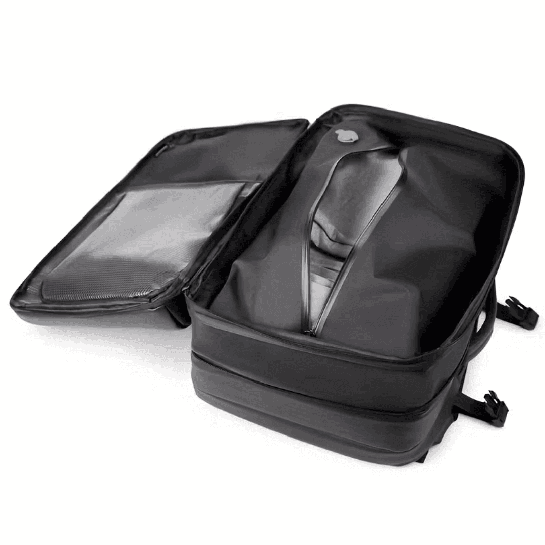 Traveling Bag Vacuum Compression With Air Pump Device 17-Inch Backpack, Waterproof Oxford Fabric