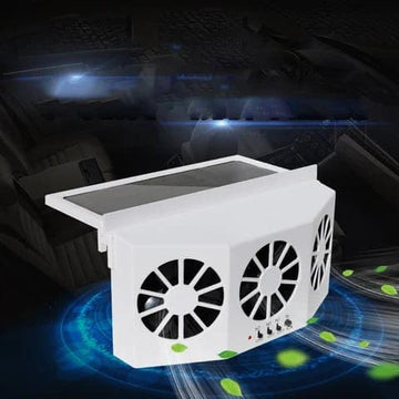 Rechargeable  Solar Car Window Ventilation cooler