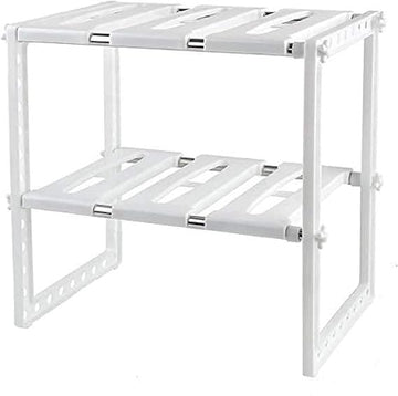Expandable Under Sink Storage 2 Tiers