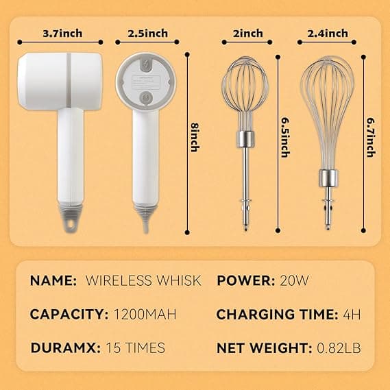 Wireless Electric Mixer
