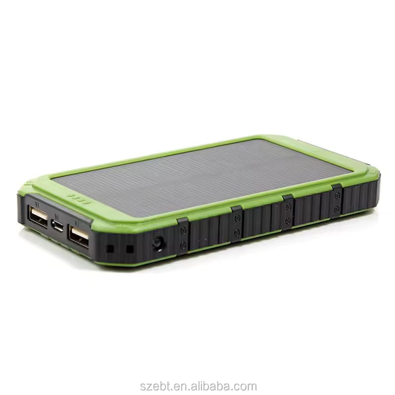 outdoor solar portable power bank for camping 30000 mAH