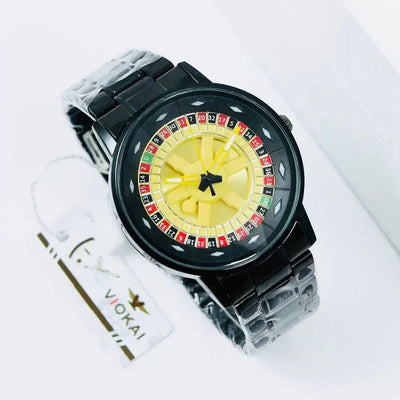 Roulette Dial Wrist Watch – Unique Casino-Style Watch